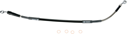 MOOSE OFFROAD - 1741-1875 - Brake Line - Rear - Stainless Steel - Yamaha