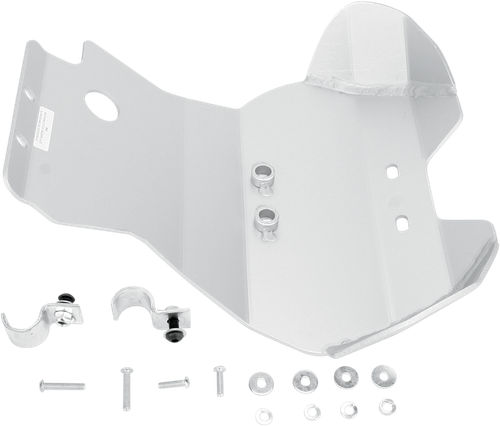 MOOSE OFFROAD - 0506-0372 - Skid Plate - Silver - Kawasaki - KLX 250 S | 300/R