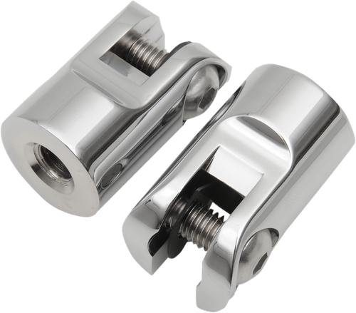 ACCUTRONIX - FPMT400-C - Rear Foot Peg Mounts - Silver - 1/2"-13