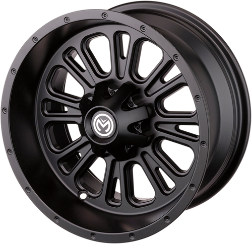 MOOSE OFFROAD - 0230-0915 - Wheel - 399X - Front - Black - 12x7 - 4/156 - 4+3