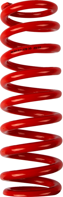 MOOSE OFFROAD - 1312-0967 - Shock Spring - 59/62 mm OD - 55 n/mm - Red