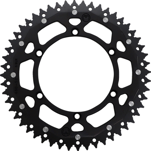 MOOSE OFFROAD - 1210-1498 - Dual Sprocket - 52 Tooth - Black - Kawasaki/Suzuki