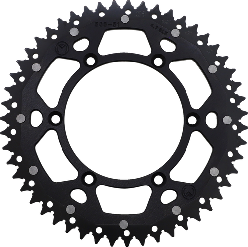 MOOSE OFFROAD - 1210-1506 - Dual Sprocket - 51 Tooth - Black - Kawasaki/Suzuki