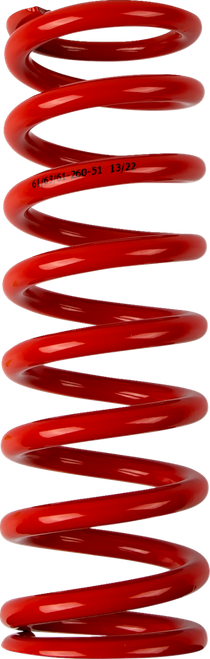 MOOSE OFFROAD - 1312-0971 - Shock Spring - 61 mm OD - 51 n/mm - Red