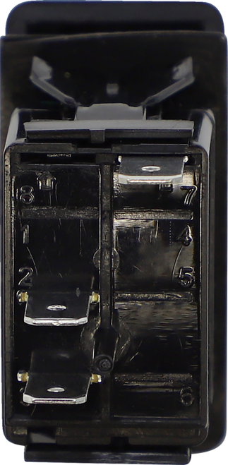 MOOSE OFFROAD - 2106-0448 - Rocker Switch - Stereo - Red