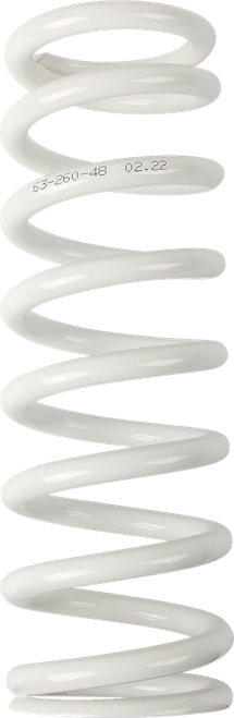 MOOSE OFFROAD - 1312-0980 - Shock Spring - 63 mm OD - 48 n/mm - White