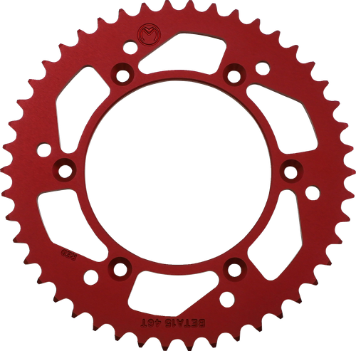 MOOSE OFFROAD - 1211-1863 - Rear Sprocket - Aluminum - 46 Tooth - Red - Beta