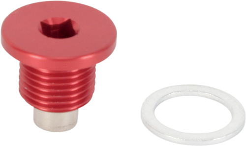 MOOSE OFFROAD - 0920-0053 - Magnetic Drain Plug - Red - Husqvarna