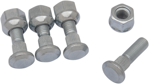 MOOSE OFFROAD - 0213-0841 - Wheel Stud/Nut Kit - Front/Rear - '85-'11 Honda TRX/FL/ATC