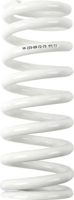 MOOSE OFFROAD - 1312-1018 - Shock Spring - 59 mm OD - 69/72/75 n/mm - White