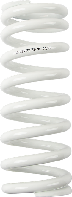 MOOSE OFFROAD - 1312-1020 - Shock Spring - 59 mm OD - 72/75/78 n/mm - White