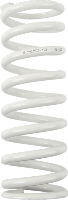 MOOSE OFFROAD - 1312-1035 - Shock Spring - 63 mm OD - 54 n/mm - White
