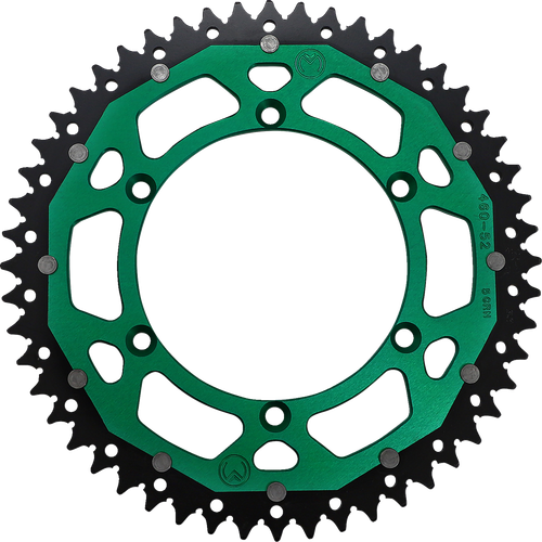 MOOSE OFFROAD - 1210-1499 - Dual Sprocket - 52 Tooth - Green - Kawasaki/Suzuki