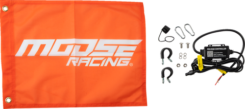 MOOSE OFFROAD - 2040-3034 - 5' Whip Light - RGB - Black