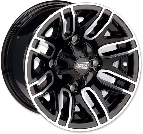 MOOSE OFFROAD - 0230-0871 - Wheel - 112X - Front - Black - 12x7 - 4/156 - 4+3