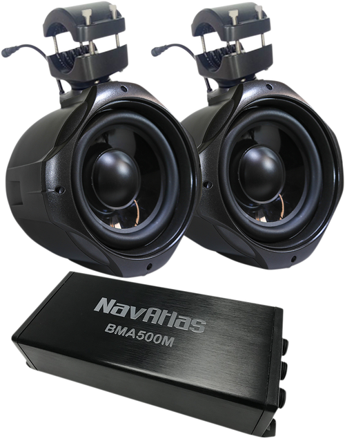 NAVATLAS - NT308BPK - 8" Subwoofer/Amplifier