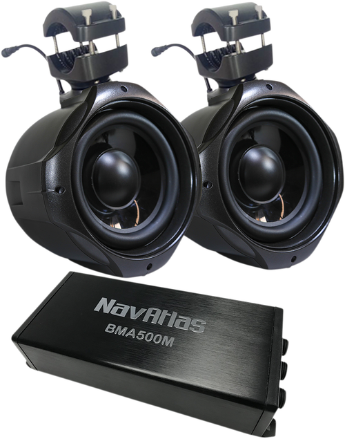 NAVATLAS - NT308BPK - 8" Subwoofer/Amplifier