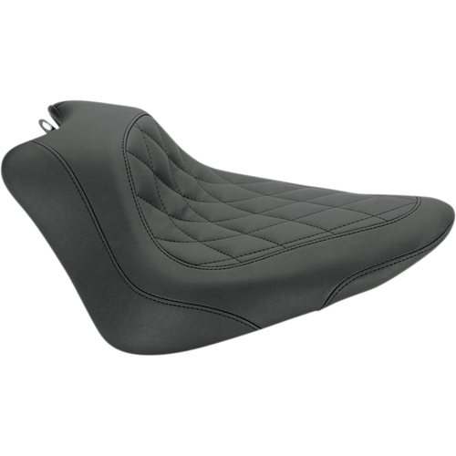 MUSTANG - 76762 - Seat - Wide Tripper Solo - without Backrest - Diamond - Black