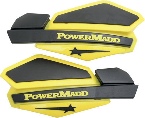 POWERMADD - 34206 - Star Series Handguards - Suzuki Yellow/Black