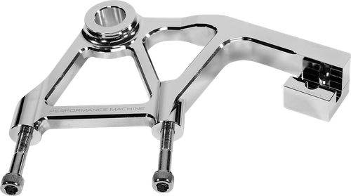 PERFORMANCE MACHINE (PM) - 0023-1828AGNM-A-CH - Rear Radial Mount Caliper Bracket - Chrome