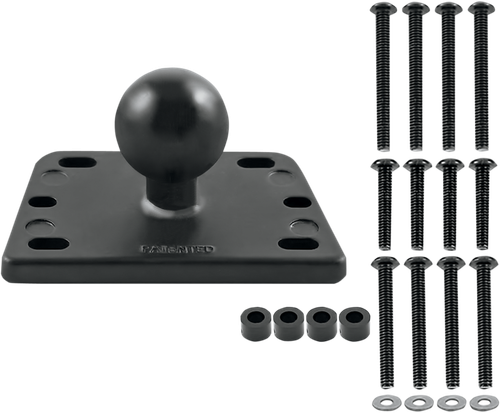 RAM MOUNTS - RAM-B-345 - Brake/Clutch Reservoir Cover Mount Base with 1” Ball - Square