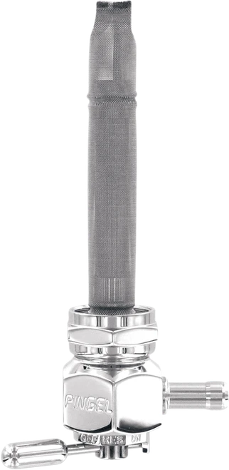 PINGEL - 6311-CH - Hex Fuel Valve - Chrome - 22 mm