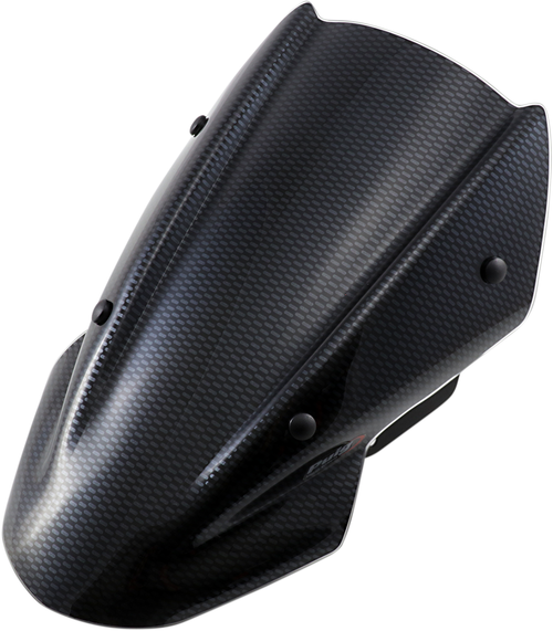 PUIG HI-TECH PARTS - 9588C - New Generation Windscreen - 13-3/8” - Carbon - Kawasaki