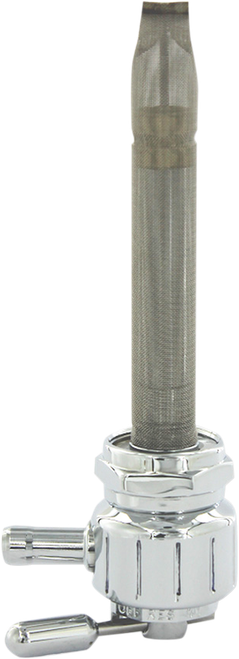 PINGEL - 1311-CG - Round Fuel Valve - Grooved Chrome - 22 mm