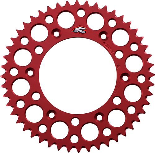 RENTHAL - 154U-520-48GRRD - Rear Sprocket - Aluminum - 48 Tooth - Red - Honda