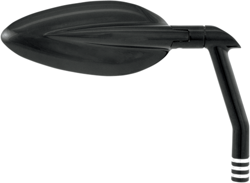 PERFORMANCE MACHINE (PM) - 0064-2026-BM - Mirror - Vision - Blade - Side View - Teardrop - Black/Contrast Cut - Left/Right
