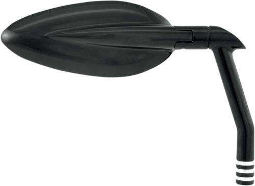PERFORMANCE MACHINE (PM) - 0064-2026-BM - Mirror - Vision - Blade - Side View - Teardrop - Black/Contrast Cut - Left/Right