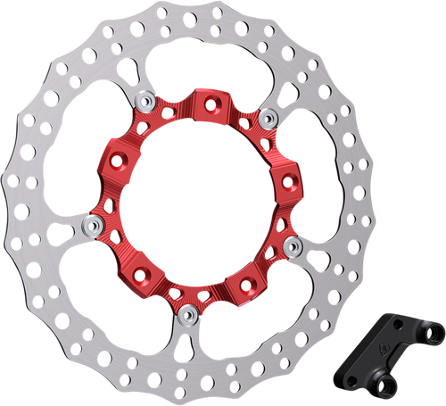 ARLEN NESS - 300-003 - Rotor 14" - Front Left - Red