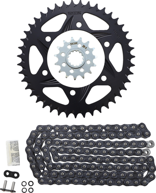 VORTEX - CK6454 - Chain and Sprocket Kit - GFRA - Black - Yamaha FZ/MT-10