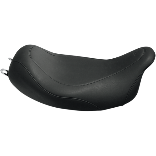 MUSTANG - 76692 - Seat - Wide Tripper Solo - without Backrest - Smooth - Black - FL '08-'25