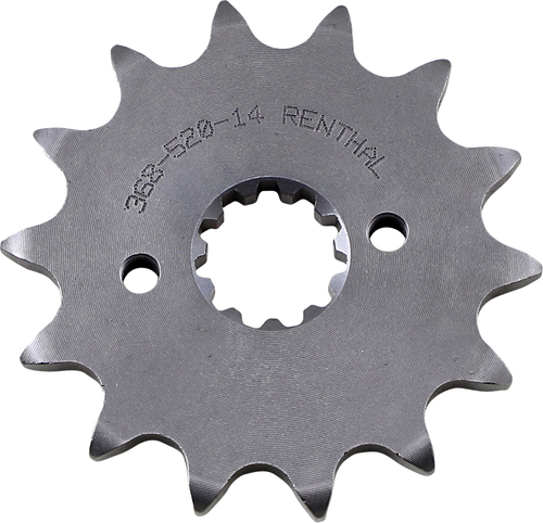 RENTHAL - 368--520-14P - Front Sprocket - 14 Tooth - Honda