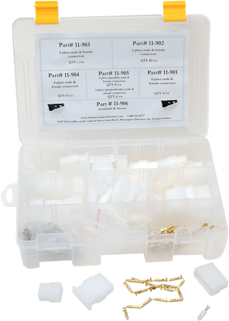 RICK'S MOTORSPORT ELECTRIC - 11-501 - Wire Connectors/Terminals Kit