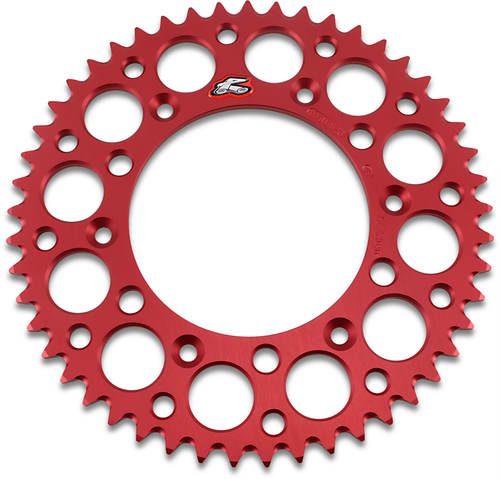 RENTHAL - 154U-520-50GRRD - Rear Sprocket - Aluminum - 50 Tooth - Red - Honda