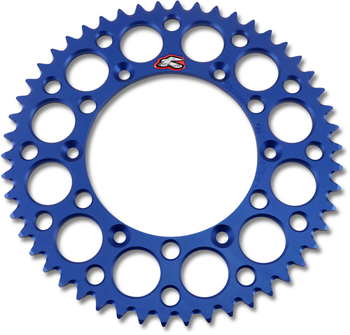 RENTHAL - 150U-520-50GBBU - Rear Sprocket - Aluminum - 50 Tooth - Blue - Yamaha