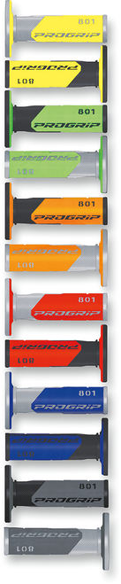 PRO GRIP - PA080100NEBL - 801 Hybrid Duo-Density Cross Grips - Black/Blue