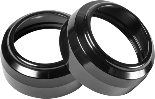 PERFORMANCE MACHINE (PM) - 0208-2181-B - Fork Dust Caps - 49 mm - Black Anodized