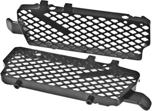 TRAIL TECH - 0150-RB02 - Radiator Guard Set - Black - Husaberg/Husqvarna/KTM