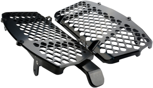 TRAIL TECH - 0151-RB02 - Radiator Guard Set - Black - Gas Gas/Husqvarna/KTM
