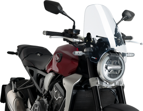 PUIG HI-TECH PARTS - 0336W - Custom II Windshield - Clear - X11