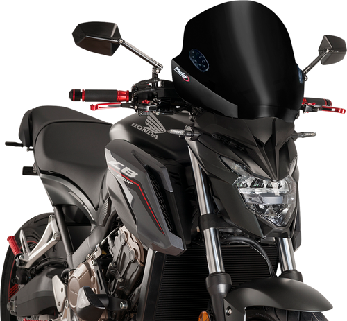 PUIG HI-TECH PARTS - 5022N - Trend Windscreen - Black