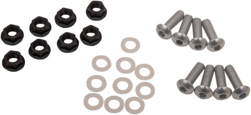 PUIG HI-TECH PARTS - 0956P - Windscreen Screw Kit - Silver