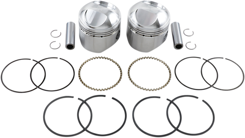 WISECO - K1609 - Piston Kit - +0.040” - Big Twin