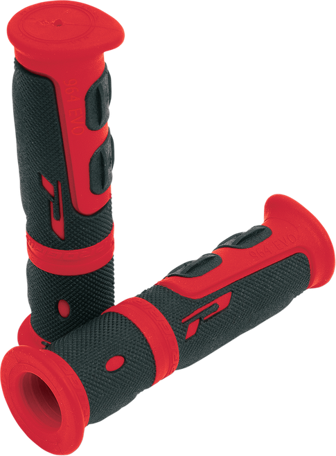 PRO GRIP - PA096422RO02 - 964 Evo Grips - Red/Black