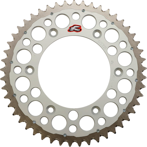 RENTHAL - 1540-520-49GPSI - Twinring Rear Sprocket - 49 Tooth - Silver - Honda