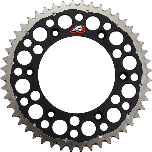 RENTHAL - 1540-520-48GPBK - Twinring Rear Sprocket - 48 Tooth - Black - Honda