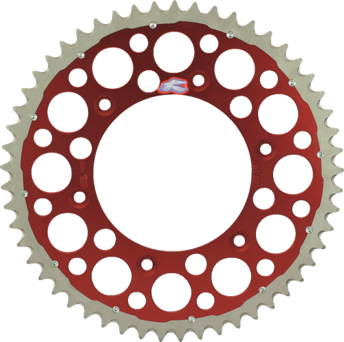 RENTHAL - 1540-520-48GPRD - Twinring Rear Sprocket - 48 Tooth - Red - Honda